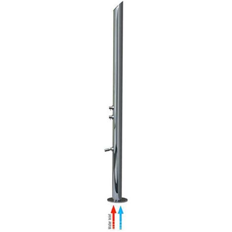 Mitigeur ensemble colonne de douche extérieur chromé Aquabambù - Bossini L00860030 (1/2)