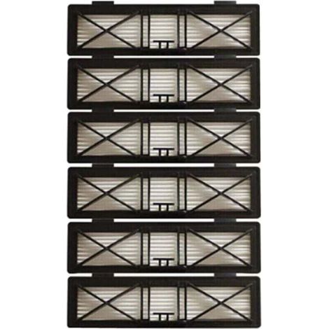 Lot de 6 filtres HEPA pour Neato Botvac D7 D3 D4 D5 D6 D70 D75 D80 D85 pour filtres Neato Botvac 75e 80 85 pièces-- (1/5)