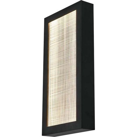 V-TAC 20W LED Wandleuchte Schwarz Gehäuse 20050400mm Warmweiß IP65 (1/5)