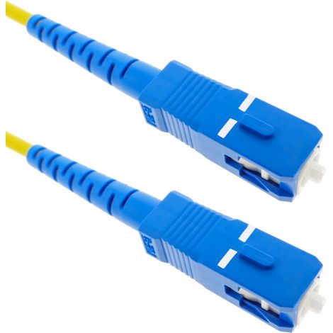 BeMatik - Câble à fibre optique SC simplex SC monomode 9/125 de 10 m OS2 (1/5)