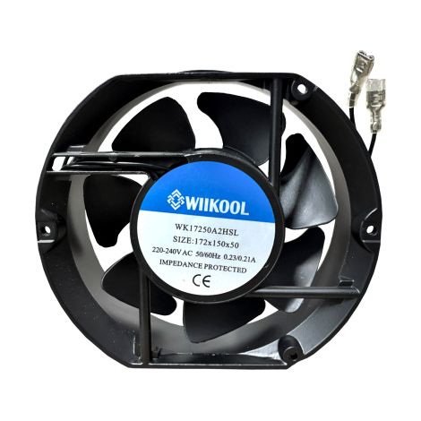 Wiikool Lüftermotor 230V 50/60Hz Motor mit 2-Adrigem Anschlusskabel