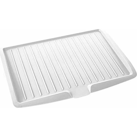 Égouttoir à vaisselle de qualité supérieure Tapis égouttoir à vaisselle en plastique Égouttoir à vaisselle Égouttoir à vaisselle Égouttoir côté évier Plateau égouttoir incliné pour casseroles, poêles, (1/3)