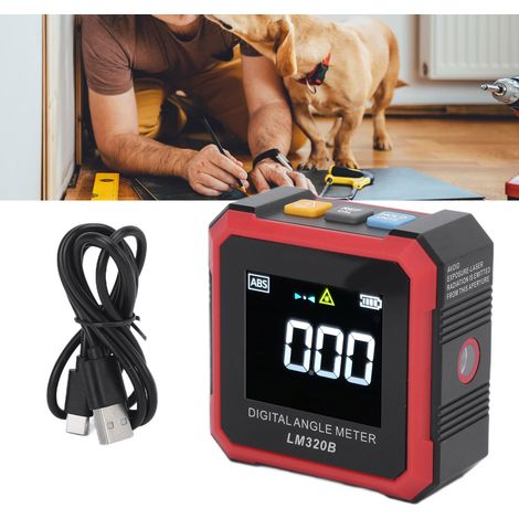 LM320B digitaler Laser-Neigungsmesser, elektronische Wasserwaage, Winkelmesser, Neigungsmesser, Nivellierer (1/5)
