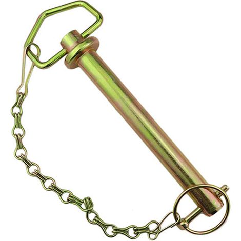 Goupille D'attelage de Barre de Remorquage de Remorque , Longueur Ø19 m,pour Un Montage Sécurisé des Attelages Et des Essieux de Remorquage Agricole (1/4)