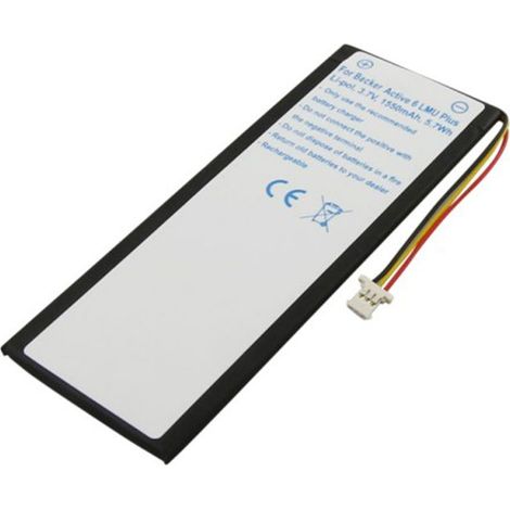 Batterie - AVIZAR - Becker Active 6 LMU Plus - Li-Polymère 3.7V - 1550mAh - Noir (1/3)