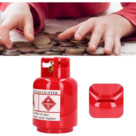 Tirelire Décorative Enfants Simulation de Bidon d'Essence Plastique 15x9cm Rouge Cadeau Anniversaire (1/5)