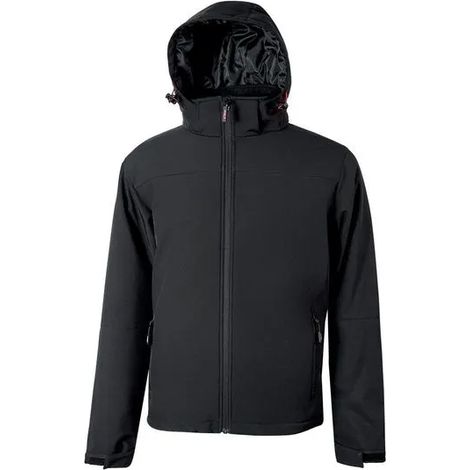 U-Power IN400BC Giacca black carbon - 4XL