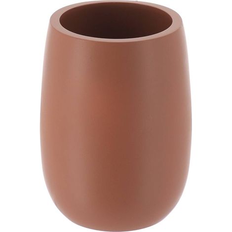 Bicchiere semplice in poliresina da 350 ml - moka - Tendance (1/2)