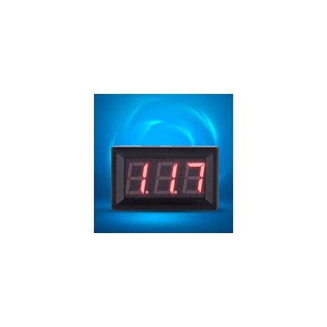 Thermomètre à affichage numérique LED 12 V avec sonde (rouge), 1 pièce