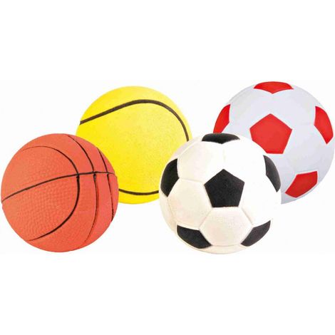 TRIXIE ASSORTIMENT DE BALLES LOT DE 1 BALLES EN MOUSSE CAOUTCHOUC 63453 (1/5)