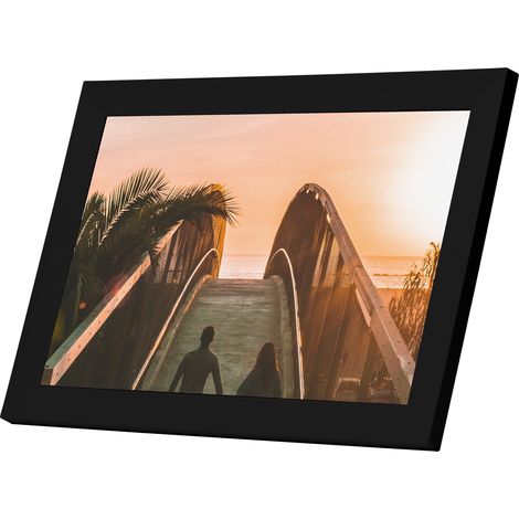 PIXIE - Smart Digital Photo Frame - Black - 10,1 LCD touchskærm