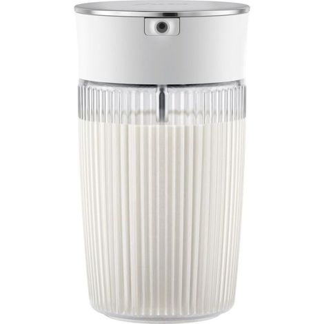 Jura 24313 Milch-Karaffe 0,5 L in Borosilikatglas con Struttura Rigata e Silikonadapter Interchangeabili colore Trasparente