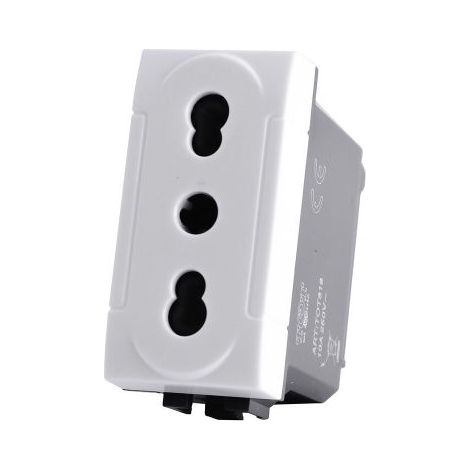 Mapam Serie elettrica Frutti Compatibili serie Bticino Light (ART)  Presa Bivalente