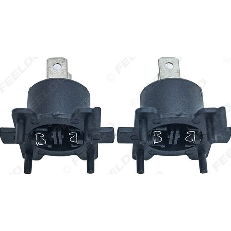 Automotive halogen lamp holder compatible with older Mazda H7 halogen lamp holders and automotive halogen bulb socket adapters (1/5)