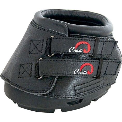 5, Nero: Simple Boot 2 scarpette per cavallo con doppia chiusura anteriore con tessuto a strappo