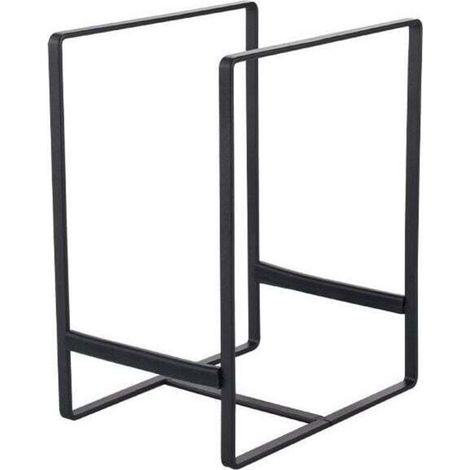 Noir(L) 2 Pièces Égouttoir à Vaisselle Multifonction Support à Assiette Métal Range Couvercle avec Poignée Portable Egoutoire Vaisselle Cuisine pour Assiettes Casseroles Couvercles (1/5)