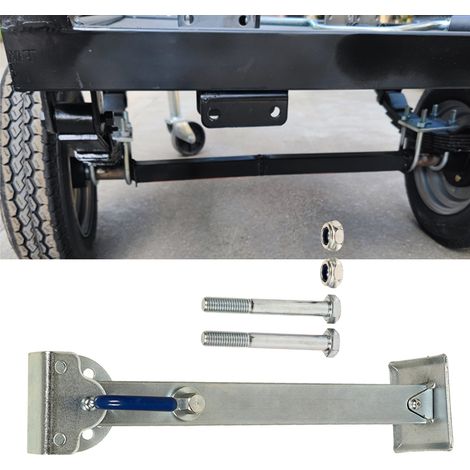 (Vidéo disponible) Pieds de support télescopiques robustes de 460 mm pour camping-car, cric d'attelage de remorque de 1000 kg (l'emballage comprend du papier bulle de 4 m de long et 50 cm de large) (s (1/5)