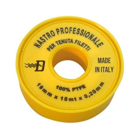 NASTRO PTFE PROFESSIONALE MT. 15 mm. 19