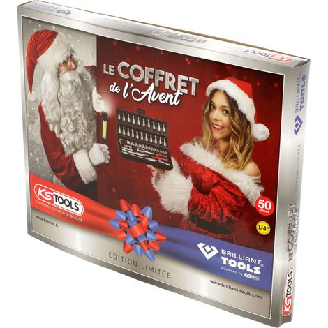 KS TOOLS 999.8887 - Calendario dell'Avvento, 50 pezzi (1/3)