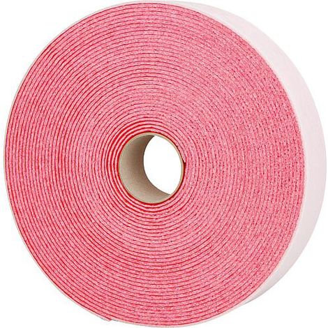 Bande d'isolation PE, rouge 4 mm x 67 mm x 25 m