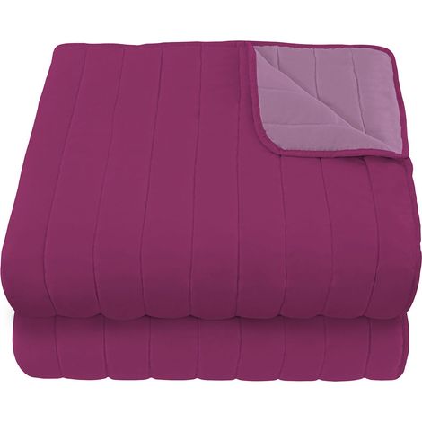 Trapuntino Doubleface Matrimoniale 100gr Lilla/Fuxia (1/3)