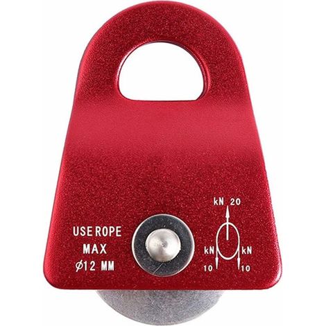 Mobile rescue pulley for rock climbing, mountaineering, lifting, tandem, outdoor pulley, camping, hiking, rock climbing (1/5)
