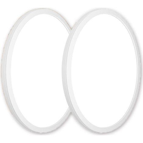 2 lampes de Plafonnier LED Ensemble de ,salle de bain 23 W lumière blanche maintenant ,plafonnier ultra fin étanche protection des yeux ,facile à installer, adapté au salon et à la chambre (1/5)
