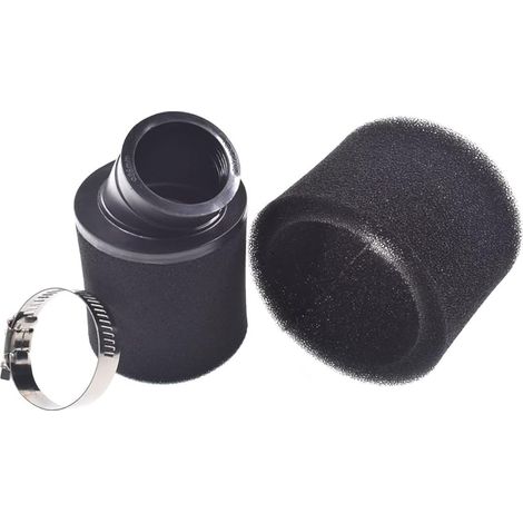 Générique 38mm Filtre à air Coudé Double en Mousse pour Pit Dirt Bike Mini Moto 110 CC 125 CC (1/5)