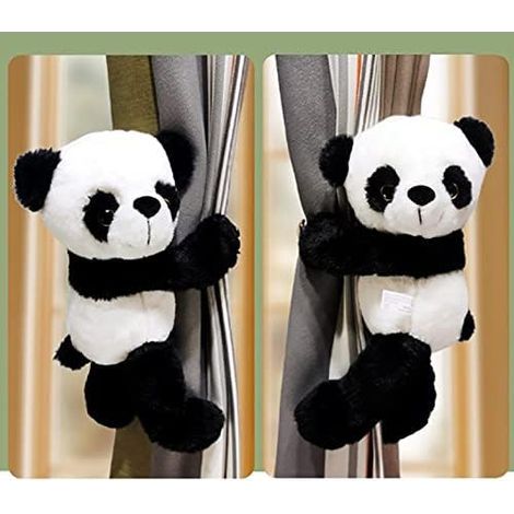 Juego de 2 alzapaños con forma de animales de dibujos animados para cortinas infantiles, decoración de ventanas para guardería (tamaño M) 25 cm (1/5)