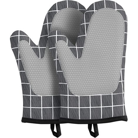gants De Four, Gants De Four En Silicone Rsistants La Chaleur Conception Antidrapante En Silicone Pour La Cuisson La Maison, La Cuisine, La Cuis (1/5)