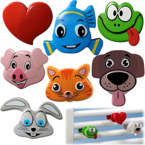 Appendini per termoarredo universali fantasy pika multipack 7 pezzi