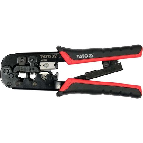 Yato Crimpzange Pro Schwarz 190 mm Carbonstahl