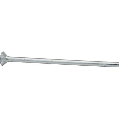 Vis charpente TEKOR Tête fraisée Cranté TORX T30 6X240 Filetée sur 100 Pointe antifendage type 17 Acier zingué - 100 pièces