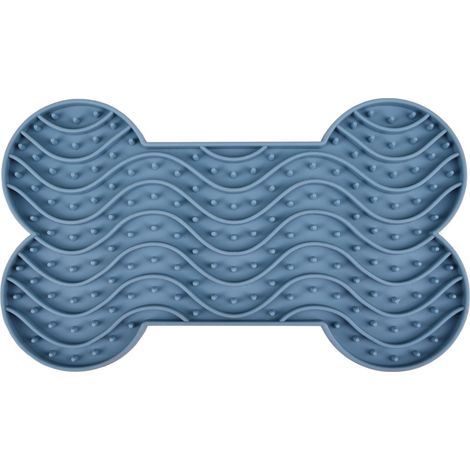 Tapis à lécher YUMMEE couleur bleu taille M 21 cm pour chien - animallparadise (1/4)