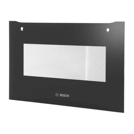 VITRE EXTERIEURE DE PORTE POUR FOUR BOSCH - 00775557 (1/2)