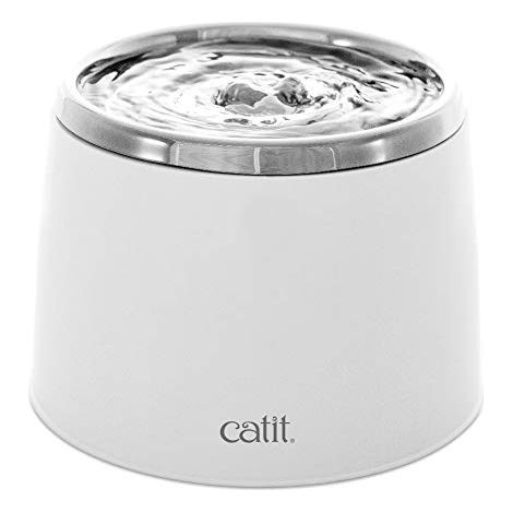 Catit Fontanella Acciaio Inossidabile, Bianco (1/4)