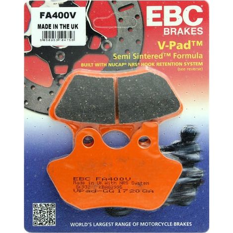 Pastiglie freno EBC FA400V V-PAD (set per 1 disco) (1/2)