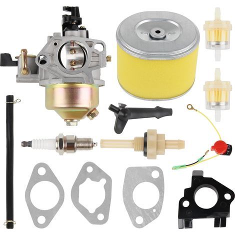 Kit carburatore compatibile con GX390 GX340 GX360 11HP 13HP WT40XK1 WT40XK2 Motore per tosaerba generatore, sostituisce 16100-ZF6-V01 (1/5)
