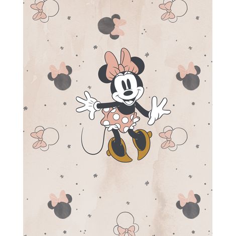 Komar Wandtapete - Disney Minnie Party Mouse - 250 x 200 cm - Vlies Digitaldruck - für Kinderzimmer (1/3)