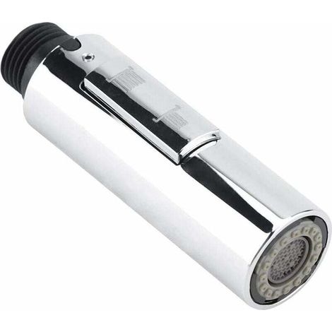 Douchette Robinet Cuisine, Tête de pulvérisateur de Robinet, Douchette Evier Cuisine-G1/2 pièces de Rechange de buse de Robinet de Douche Durable plaqué Argent pour Cuisine et Salle de Bain (1/4)