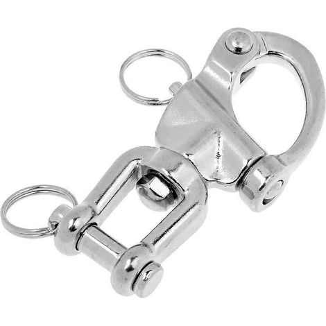Mousqueton pivotant en acier inoxydable pour voile d'extérieur, bateau à voile et yacht (1/5)