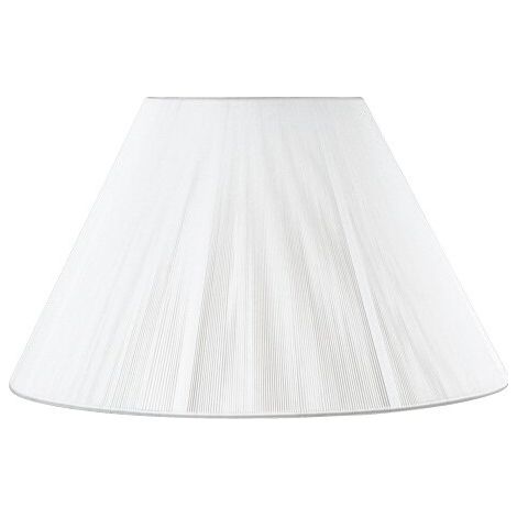 "Paralume SINFONIA bianco in tessuto lampadine E27"