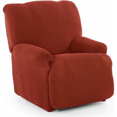 Housse de Fauteuil de Relaxation inclinable, Super élastique, avec Design Exclusif, Respirante et Durable, Housse de canapé Facile à Placer 70-90 cm, Couleur Orange (1/5)