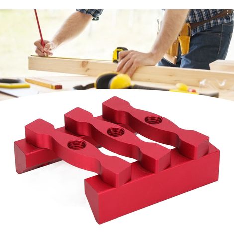 Set mit 18 vertikalen Bohrschablonen für die Holzbearbeitung mit titanbeschichteten HSS-Spiralbohrern (1/5)