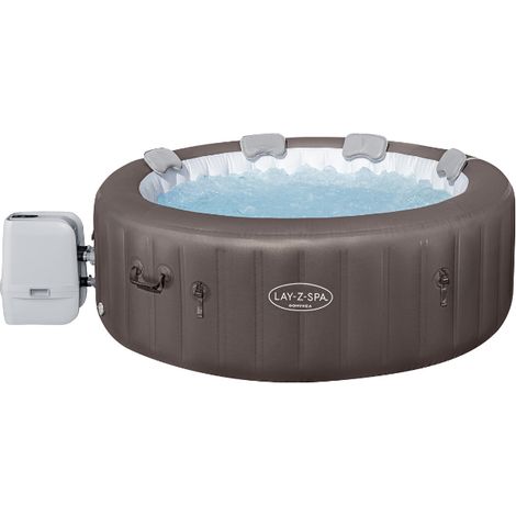 Bestway Spa gonflable rond Lay-Z-Spa Dominica Smart HydroJet Wifi 4-6 personnes