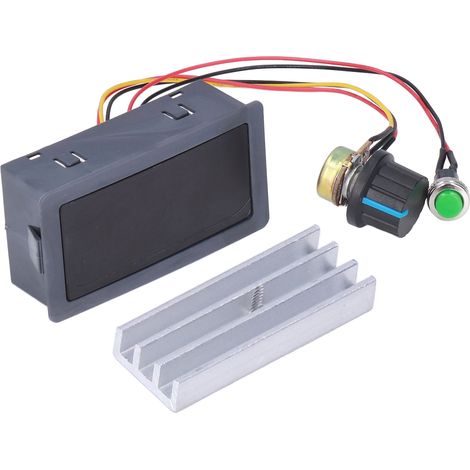 Contrôleur de vitesse pour moteur CC avec affichage numérique, modulation de largeur d'impulsion (PWM) et LED de 14,2 mm (0,56 pouce).