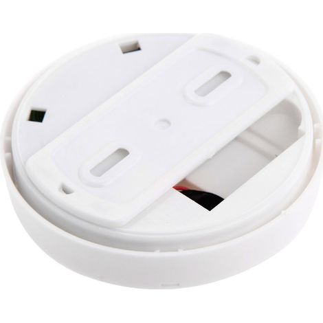 17330 Detector de humo SMOKE ALARM automático redondo con tornillos de montaje