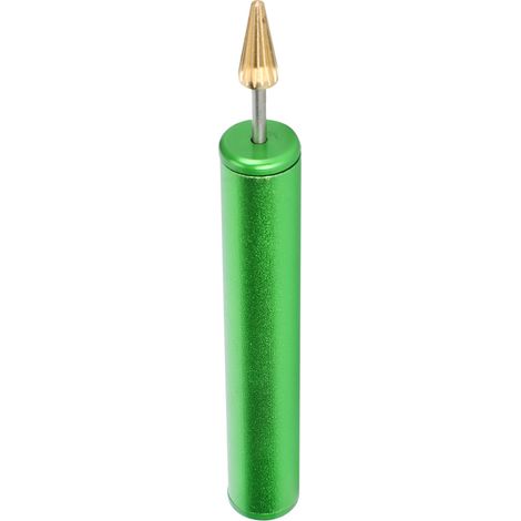 Stylo de teinture pour bords, vert, pour le travail du cuir, outil de finition pour ceintures et sangles. (1/5)