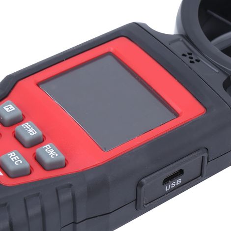 Das Anemometer Maiyilong HT625B ist ein Handanemometer, das Windgeschwindigkeit, Luftvolumen, Temperatur und Luftfeuchtigkeit messen kann. (1/5)