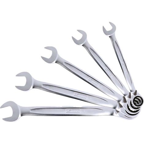 Set chiavi a cricchetto KS TOOLS Gearplus - 5 pezzi - denti reversibili 503.4661